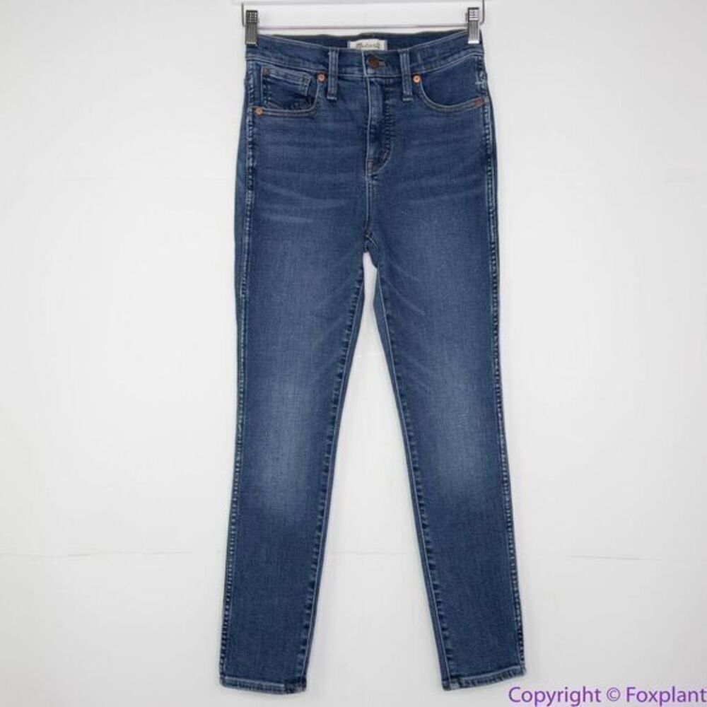 Madewell 10'' high rise skinny jeans, 25 petite